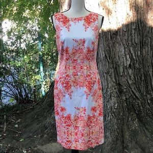 Adrianna Papell Floral Shift Size 8